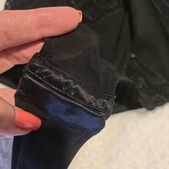 Lingerie Intimate Wear Black Lace one piece Christie's Size Small 34 - Picture 6 of 8